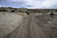 Rugged Road through the Red Rocks of San Rafael Swell, Utah