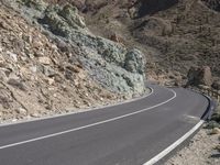 Rugged Road in Tenerife, Spain - Mountain Landscape 004