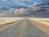 Rugged Road Through the California Desert