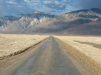 Rugged Road Through the California Desert