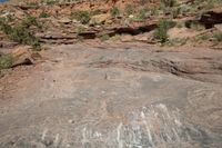 Rugged Rock Formation: Moab Rim, Utah