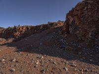 Rugged Rock Wall Landscape in Yunnan, China