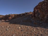 Rugged Rock Wall Landscape in Yunnan, China