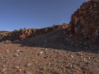 Rugged Rock Wall Landscape in Yunnan, China