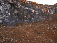 Rugged Rock Wall Quarry in Yunnan, China