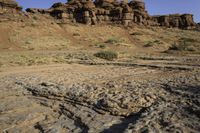 Rugged Terrain: A Rock Wall in Canyonlands, USA