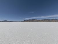 a person is running across the desert area while holding a frisbee in hand