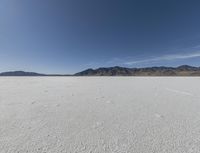 a person is running across the desert area while holding a frisbee in hand