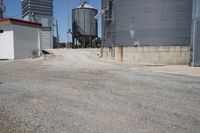Rural Architecture in Iowa: Farmhouse in a Clear Sky