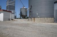 Rural Architecture in Iowa: Farmhouse in a Clear Sky
