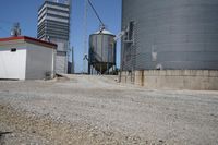 Rural Architecture in Iowa: Farmhouse in a Clear Sky