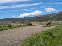 Rural Colorado Mountain Road