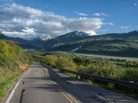 Rural Colorado: Pikes Peak Road with Scenic Views