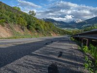 Rural Colorado Road Curve: Embracing the Beautiful Landscape