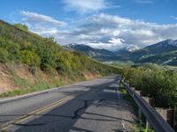 Rural Colorado Road Curve: Embracing the Beautiful Landscape