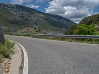 Rural Countryside: Asphalt Road in the Pyrenees