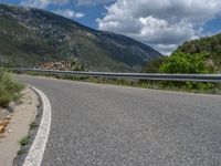 Rural Countryside: Asphalt Road in the Pyrenees