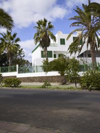 Rural Estate with Palm Trees on Fuerteventura Island