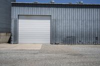 Rural Iowa Building with Open Space and Clear Sky