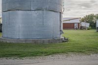 Rural Iowa: A Farm with Barn and Storage Tank