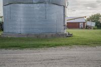 Rural Iowa: A Farm with Barn and Storage Tank
