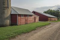 Rural Iowa: Farm Field Under a Grey Sky