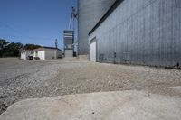 Rural Iowa Farmhouse Under Clear Sky