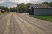 Rural Iowa Road: Fields under a Cloudy Sky