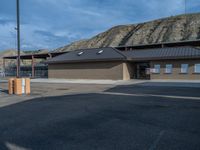 Rural Landscape with Asphalt Parking Lots in Utah