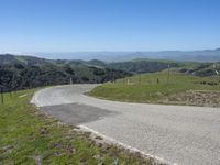 Rural Landscape in California: Nature and Rolling Hills