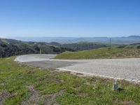 Rural Landscape in California: Nature and Rolling Hills