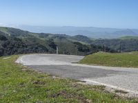 Rural Landscape in California: Nature and Rolling Hills