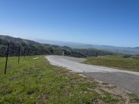 Rural Landscape in California: Nature and Rolling Hills