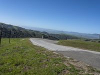 Rural Landscape in California: Nature and Rolling Hills