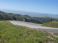 Rural Landscape in California: Nature and Rolling Hills