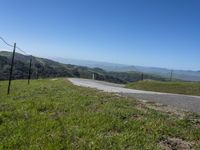 Rural Landscape in California: Nature and Rolling Hills