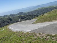 Rural Landscape in California: Nature and Rolling Hills