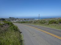 Rural Landscape in California: A Scenic Road Surrounded by Nature