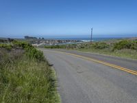 Rural Landscape in California: A Scenic Road Surrounded by Nature