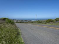 Rural Landscape in California: A Scenic Road Surrounded by Nature