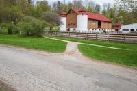 Rural Landscape with Cloudy Sky in Ontario, Canada