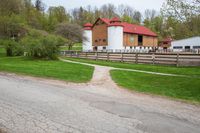 Rural Landscape with Cloudy Sky in Ontario, Canada