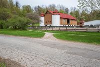 Rural Landscape with Cloudy Sky in Ontario, Canada