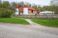 Rural Landscape with Cloudy Sky in Ontario, Canada