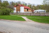 Rural Landscape with Cloudy Sky in Ontario, Canada