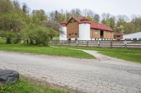 Rural Landscape with Cloudy Sky in Ontario, Canada