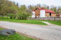 Rural Landscape with Cloudy Sky in Ontario, Canada