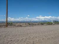 Rural Landscape in Colorado: Dirt Road to a Power Plant