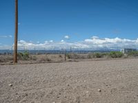 Rural Landscape in Colorado: Dirt Road to a Power Plant