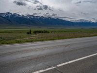 Rural Landscape in Colorado: A Road through Mountains and Nature